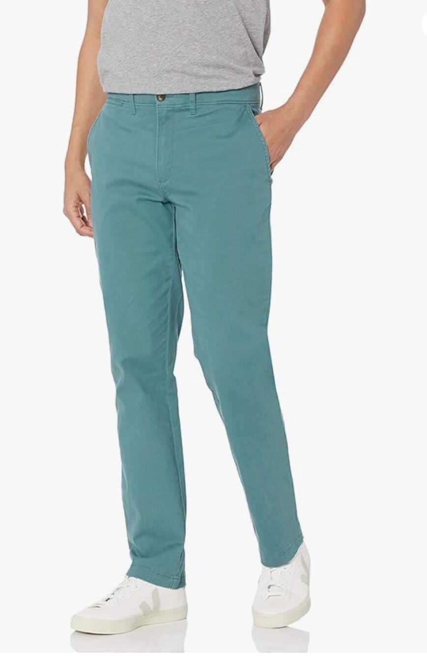 Ben Sherman Ec1 Green Men Pants Cotton Slash Pockets Pull on Regular Fit Size 31
